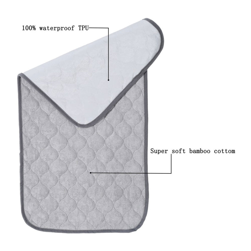Diaper Mat - Reusable Bamboo Waterproof & Portable