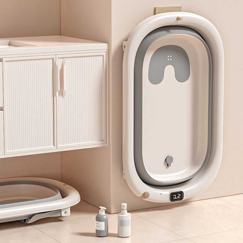 Baby Bath Tub - Digital Temp Large, Portable & Foldable