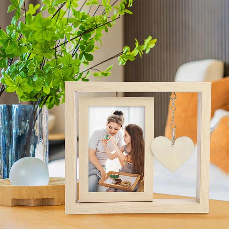 Rotating Double-Sided Floating Picture Frames - Perfect Gift