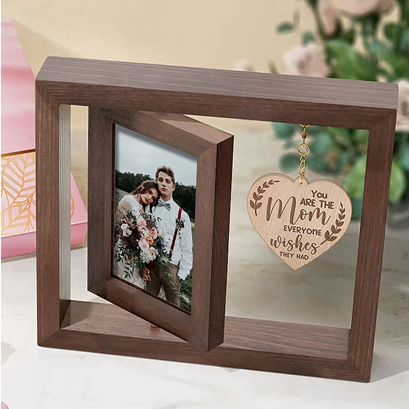 Rotating Double-Sided Floating Picture Frames - Perfect Gift