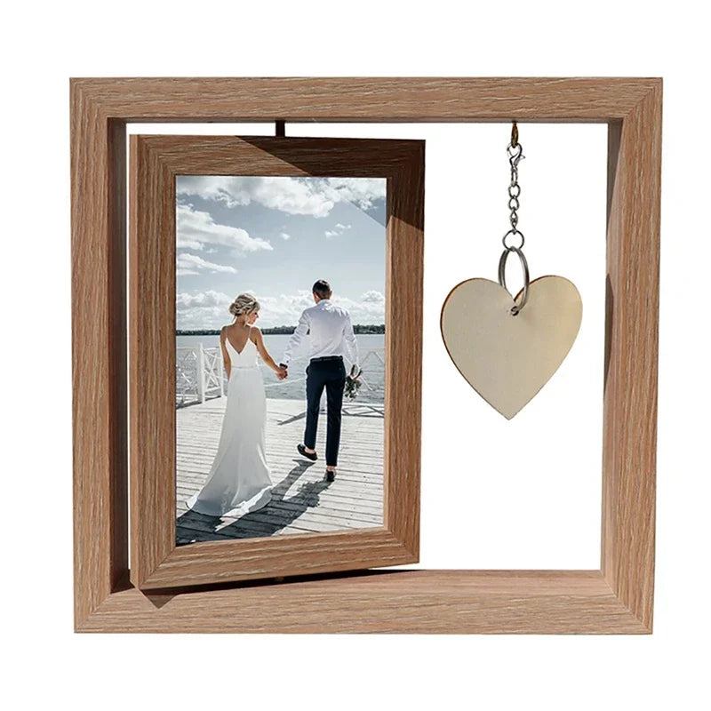 Rotating Double-Sided Floating Picture Frames - Perfect Gift