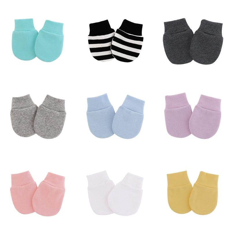 Baby Cotton Gloves - Soft Newborn Hand Socks