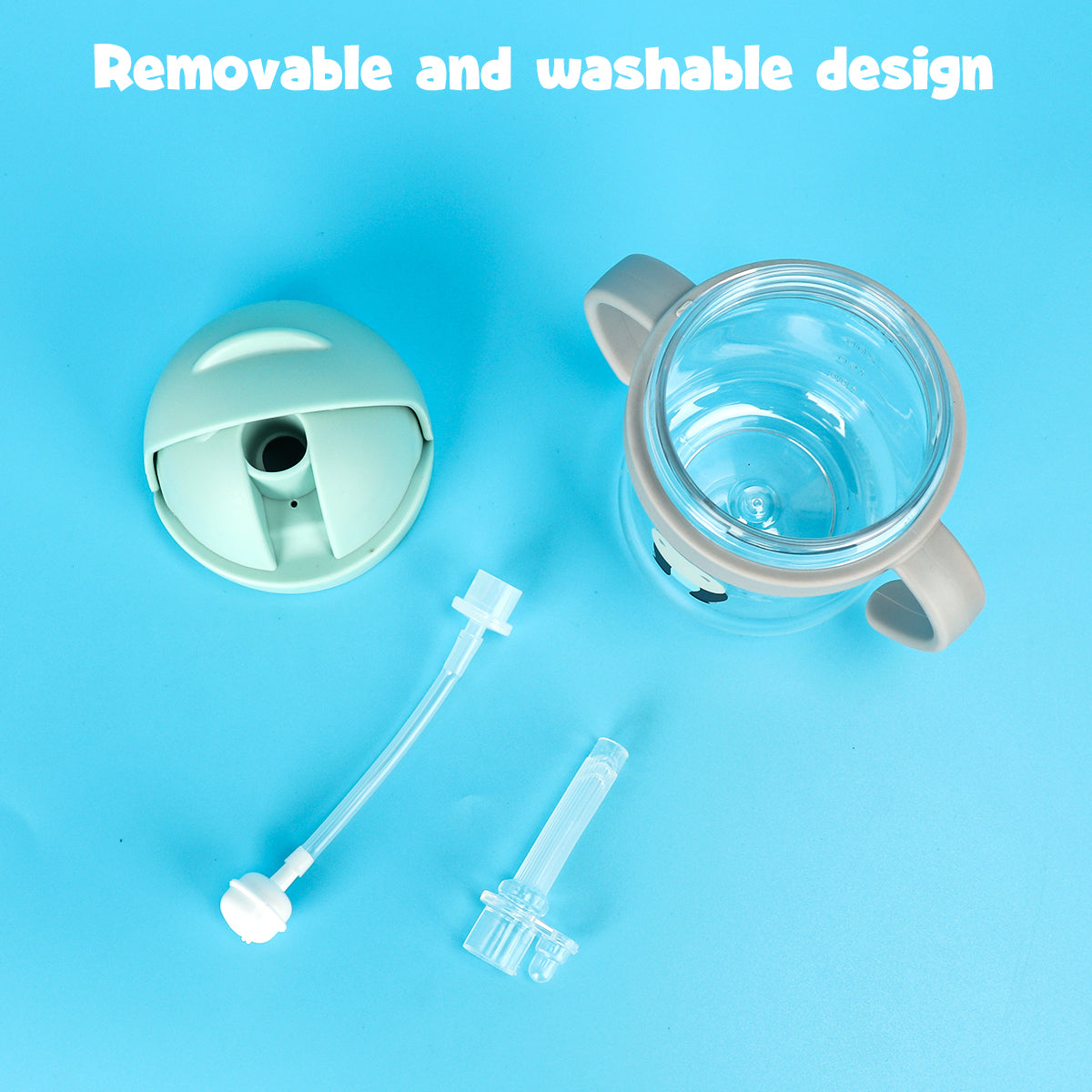Kids Sippy Cup - 250ml/350ml Leak-Proof Design