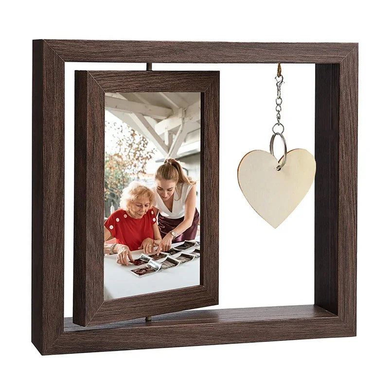 Rotating Double-Sided Floating Picture Frames - Perfect Gift