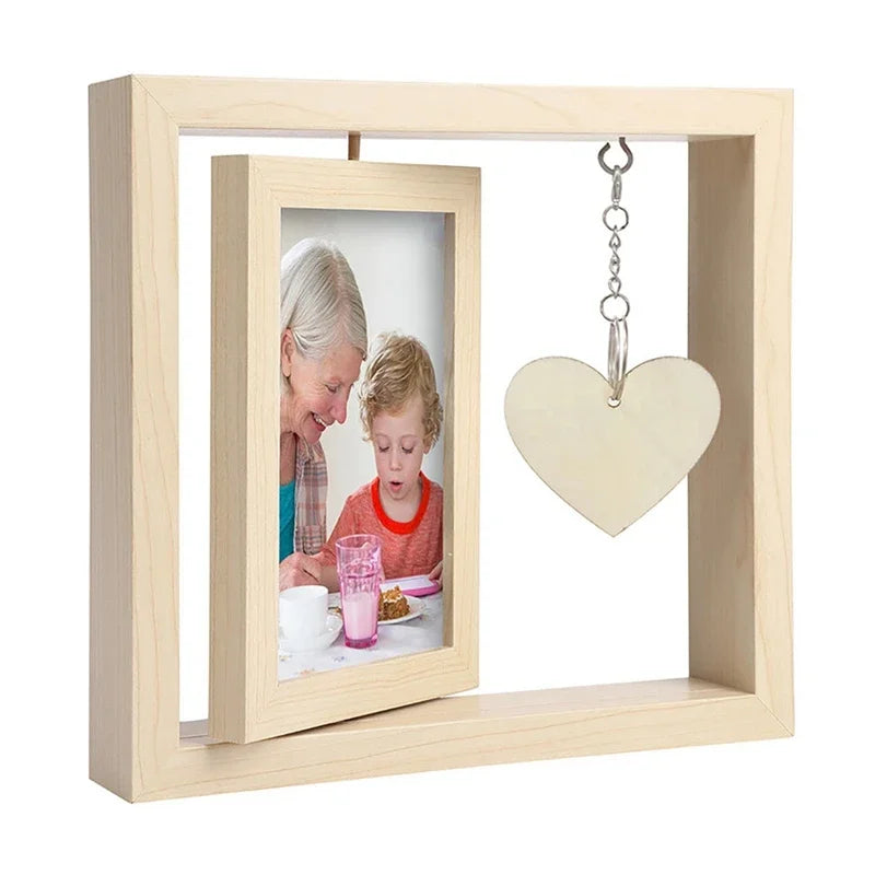 Rotating Double-Sided Floating Picture Frames - Perfect Gift