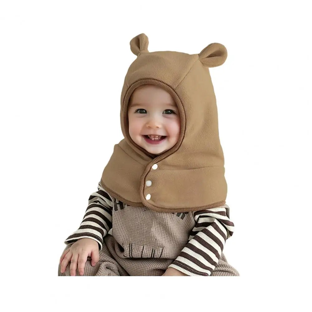 Baby Hat Scarf Set: Cozy Hooded Winter Gear for Toddlers