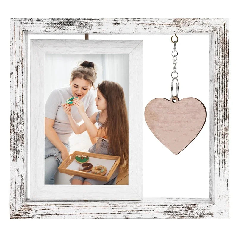 Rotating Double-Sided Floating Picture Frames - Perfect Gift