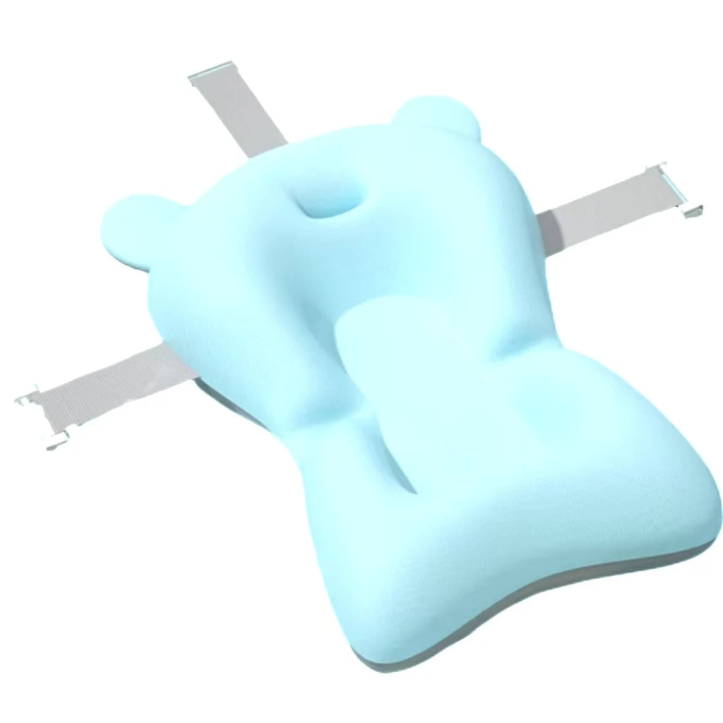 Foldable Baby Bath Seat - Adjustable Infant Safety Hammock