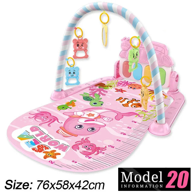 Baby Play Mat: Music Rack & Piano Play Mat 0-36 Months