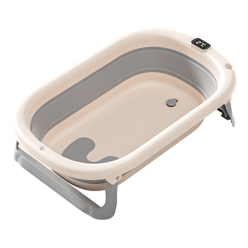 Baby Bath Tub - Digital Temp Large, Portable & Foldable