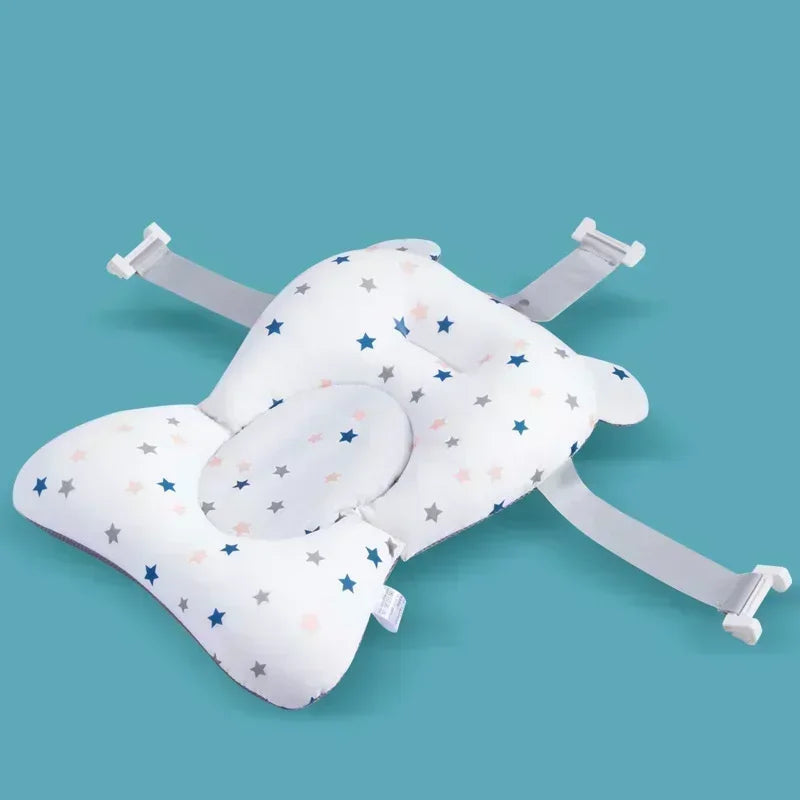 Foldable Baby Bath Tub Intelligent Temperature Display Newborn Tub Bear Style Portable Shower Basin Infant Safety Bath Products