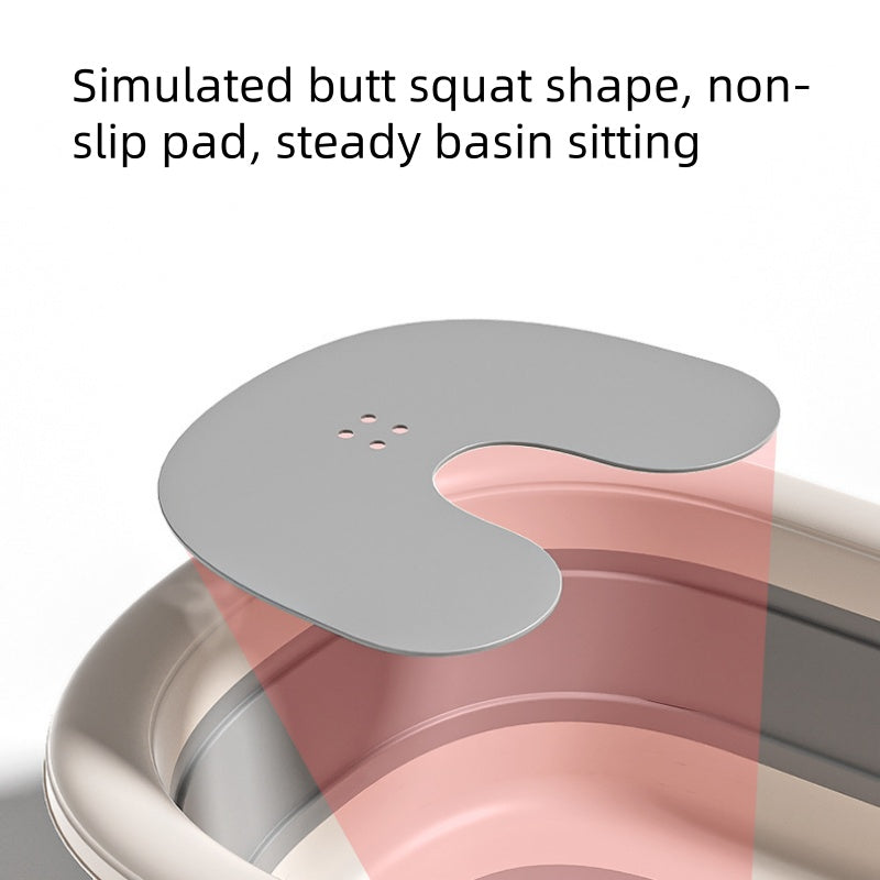 Baby Bath Tub - Digital Temp Large, Portable & Foldable