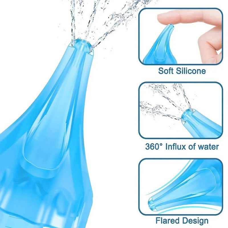 Ear Wax Cleaner Kit - Silicone Tip Syringe for All Ages