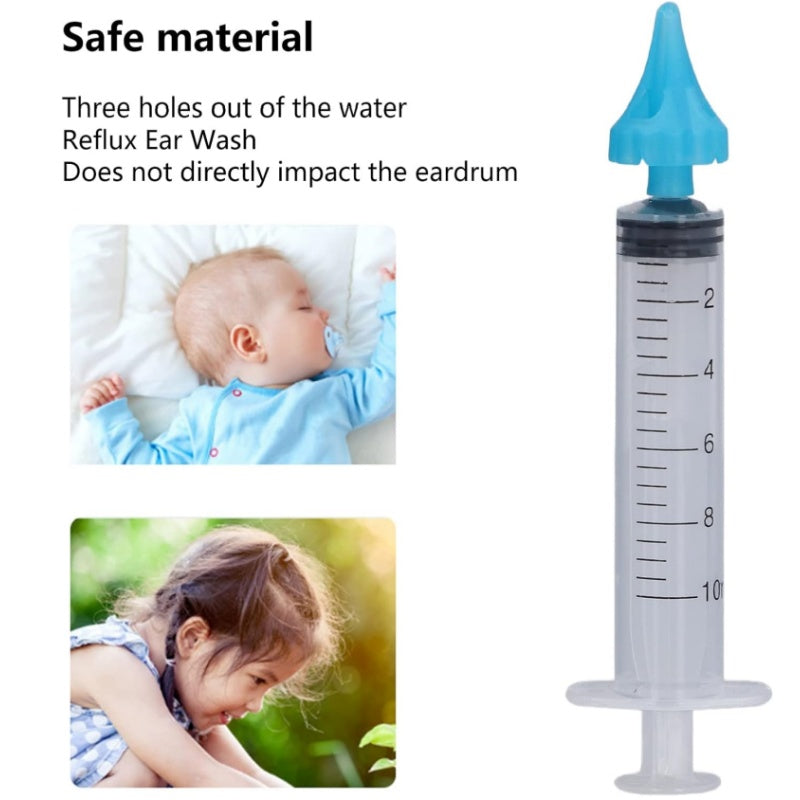 Ear Wax Cleaner Kit - Silicone Tip Syringe for All Ages