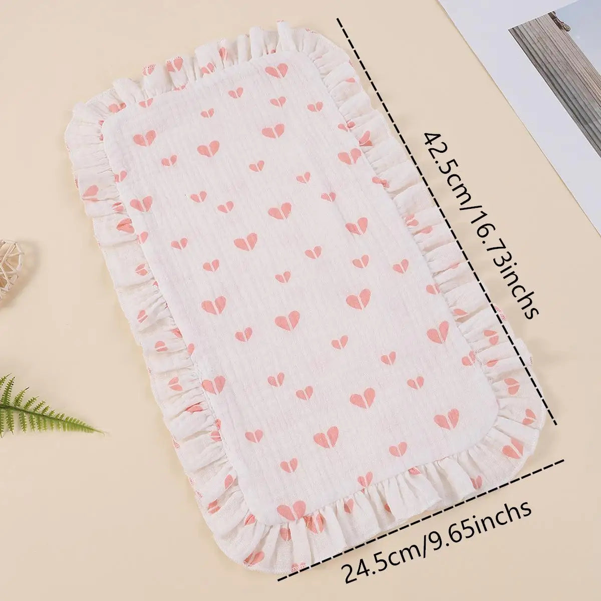 2-Pack Baby Burp Cloths, Burp Towels, Shoulder Towels, Soft and Absorbent, Suitable for Newborn Boys and Girls