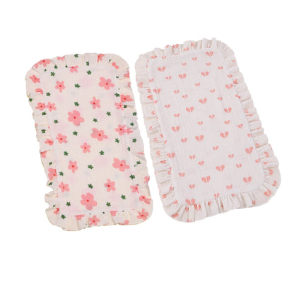 2-Pack Baby Burp Cloths, Burp Towels, Shoulder Towels, Soft and Absorbent, Suitable for Newborn Boys and Girls