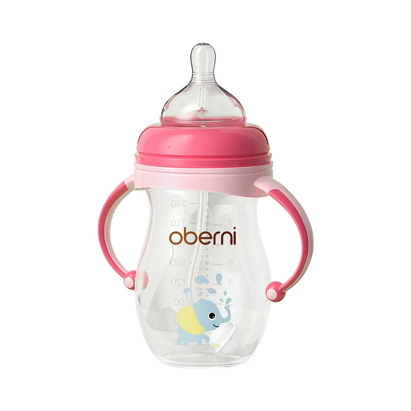 PPSU Baby Milk Bottles Set - Anti-Bloating, Drop-Resistant, 0-6M