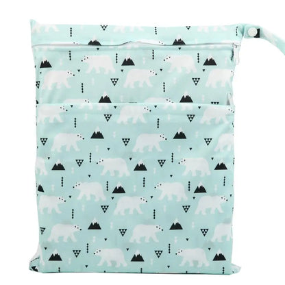 Diaper Bag: Waterproof Wet Dry Bag for Baby Diapers - Sigzagor 36x29cm