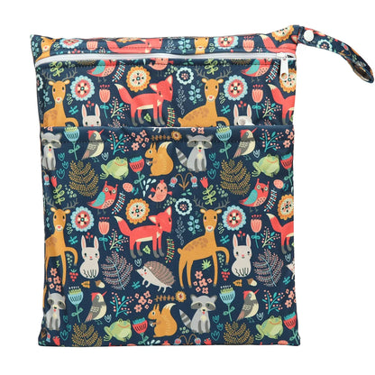 Diaper Bag: Waterproof Wet Dry Bag for Baby Diapers - Sigzagor 36x29cm