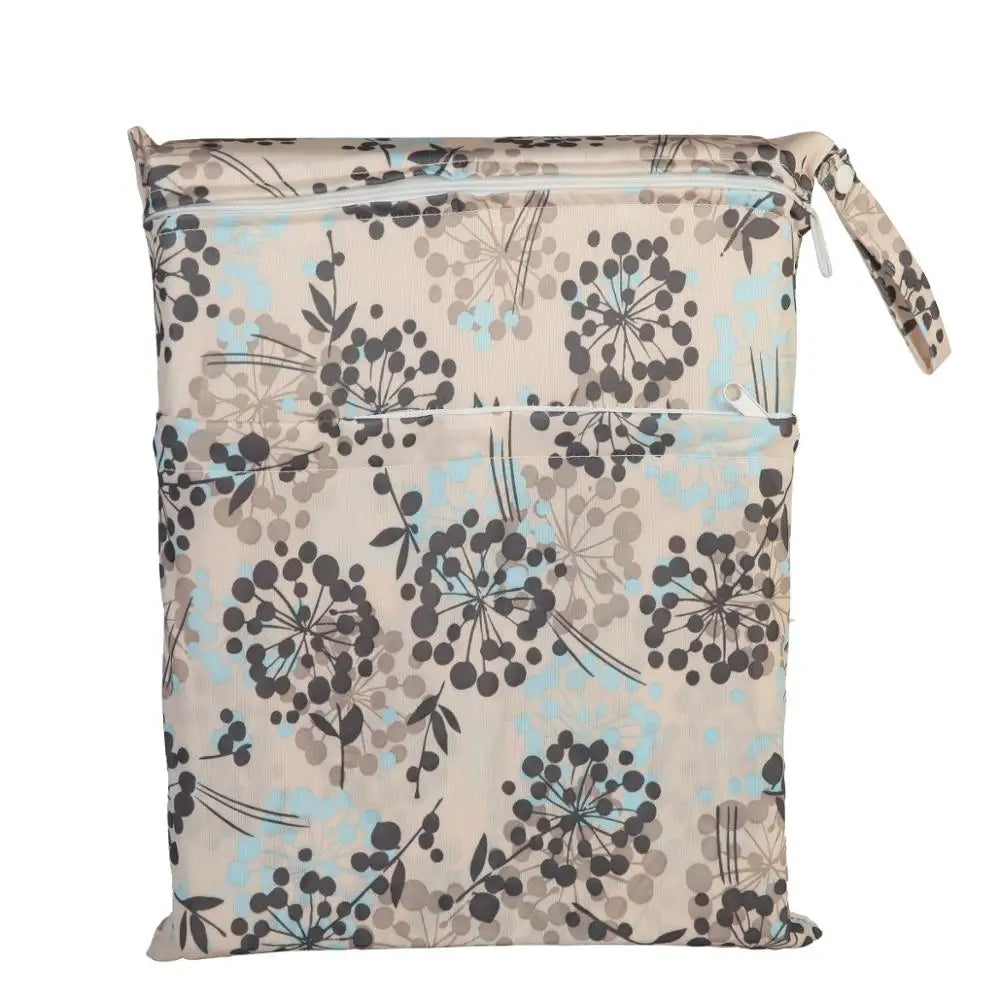 Diaper Bag: Waterproof Wet Dry Bag for Baby Diapers - Sigzagor 36x29cm