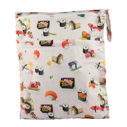 Diaper Bag: Waterproof Wet Dry Bag for Baby Diapers - Sigzagor 36x29cm