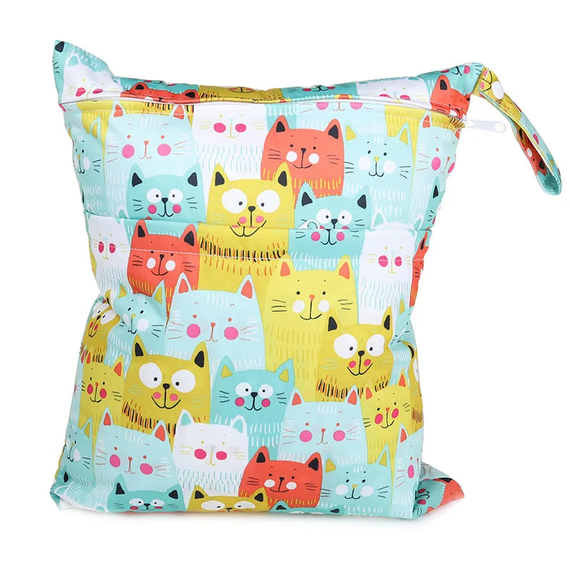 Diaper Bag: Waterproof Wet Dry Bag for Baby Diapers - Sigzagor 36x29cm