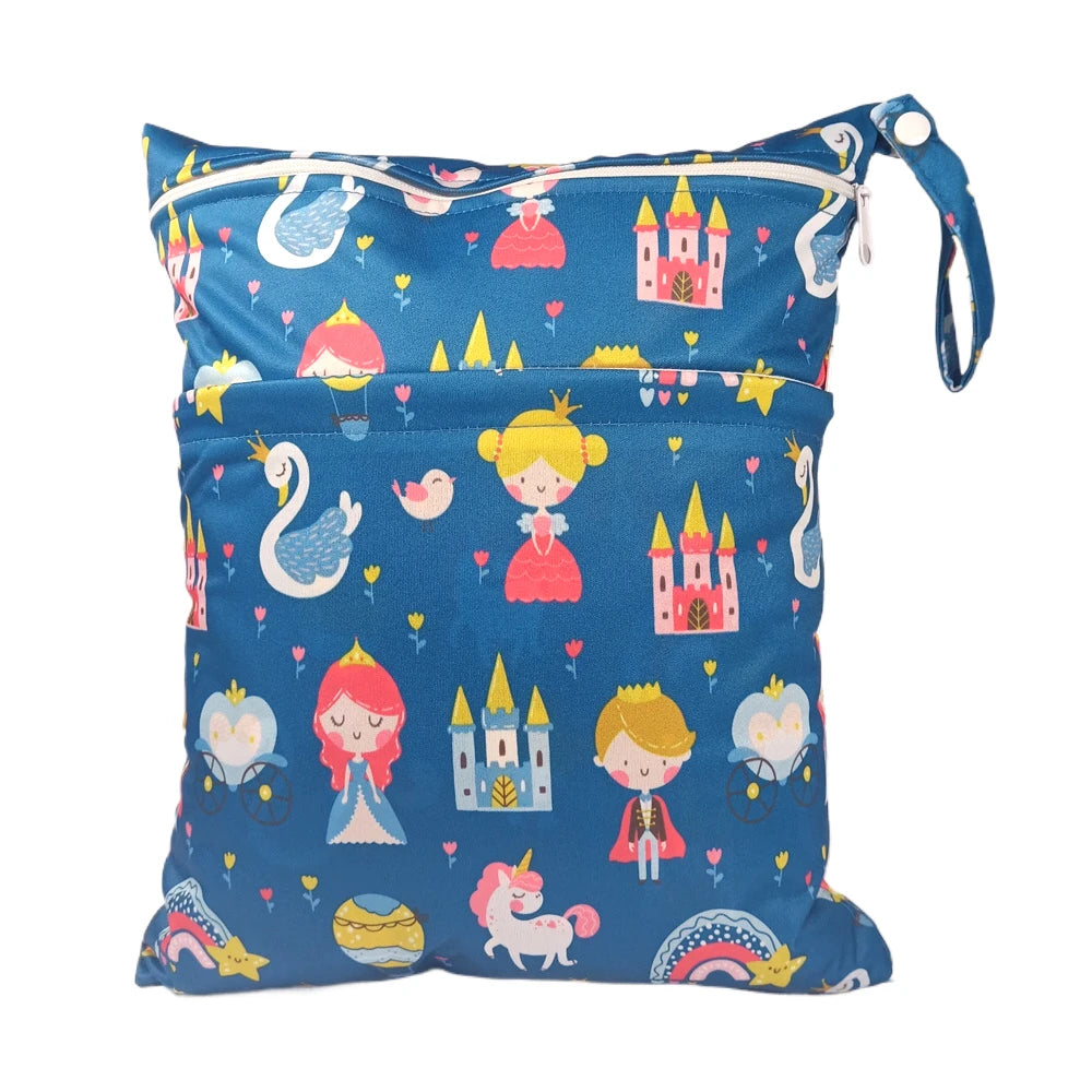 Diaper Bag: Waterproof Wet Dry Bag for Baby Diapers - Sigzagor 36x29cm