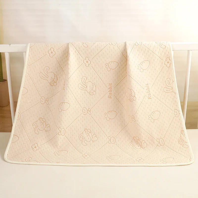 Reusable Diaper Changing Pads for Baby Infant Waterproof Crib Changing Mat Urine Sheet Cotton Diaper Cover Bed Changing Mattress