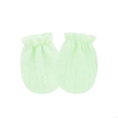 Soft Cotton Baby Mittens - Scratch Proof Gloves for Newborns