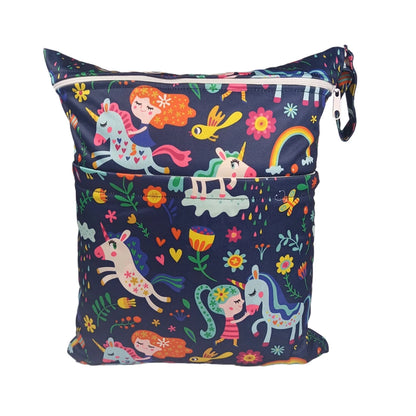 Diaper Bag: Waterproof Wet Dry Bag for Baby Diapers - Sigzagor 36x29cm