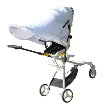 Y4QA Baby Strollers Sunshade Universal Extended Sun Shade Cover Sun Protections Breathable Elastic Fabric Travel Accessory