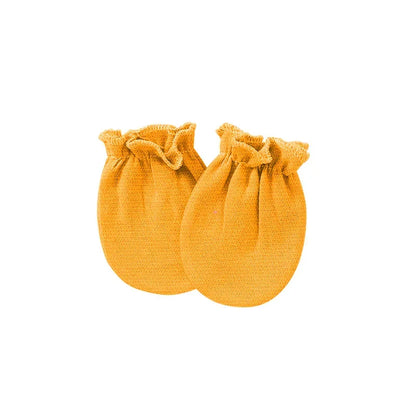 Baby Mittens: Newborn Cotton Hats Mittens Socks Set - Unisex 0-12 Months