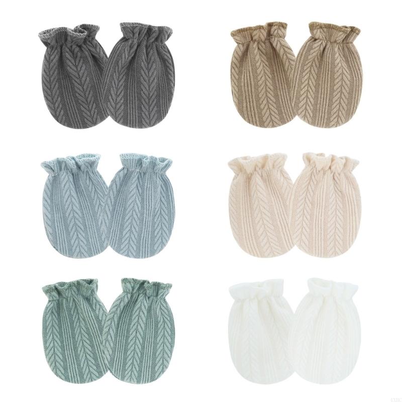 Soft Cotton Baby Mittens - Scratch Proof Gloves for Newborns