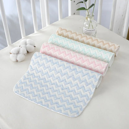 Reusable Diaper Changing Pads for Baby Infant Waterproof Crib Changing Mat Urine Sheet Cotton Diaper Cover Bed Changing Mattress