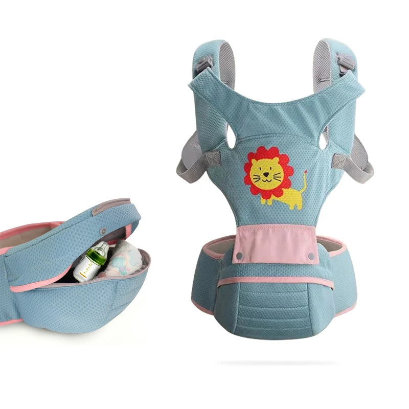 Ergonomic Baby Carrier 0-36M Hipseat Sling for Travel