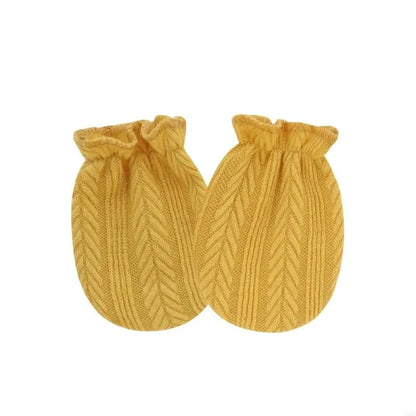 Soft Cotton Baby Mittens - Scratch Proof Gloves for Newborns