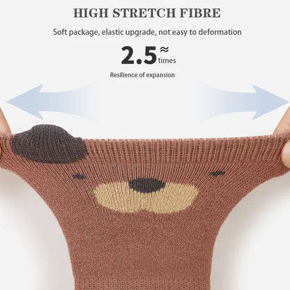 3 Pairs/Lot Baby Floor Socks Winter Thick Warm Kids Tube Sock Indoor Non-Slip Glue Toddler Socks For Boys And Girls