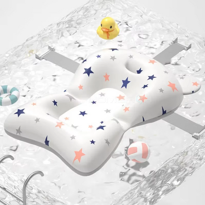 Foldable Baby Bath Seat - Adjustable Infant Safety Hammock