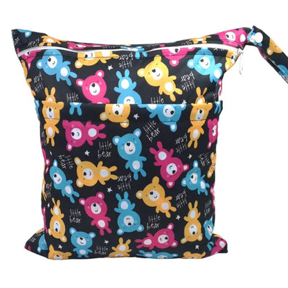 Diaper Bag: Waterproof Wet Dry Bag for Baby Diapers - Sigzagor 36x29cm