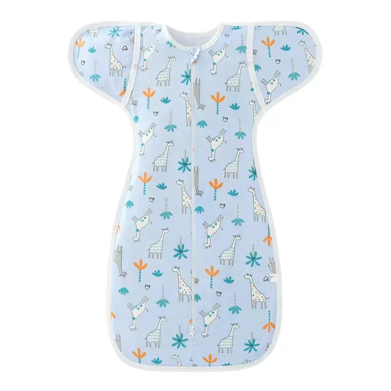 Newborn Swaddle Tie: Anti-Startle Summer Cotton Wrap