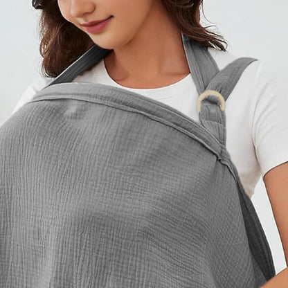 Breastfeeding Cover 360°: Adjustable, Breathable Shawl