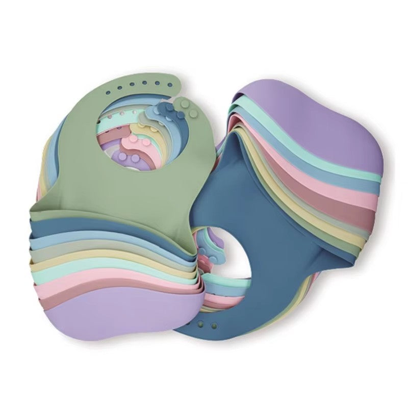 3D Waterproof Baby Bibs - Cute Cartoon Animal Print