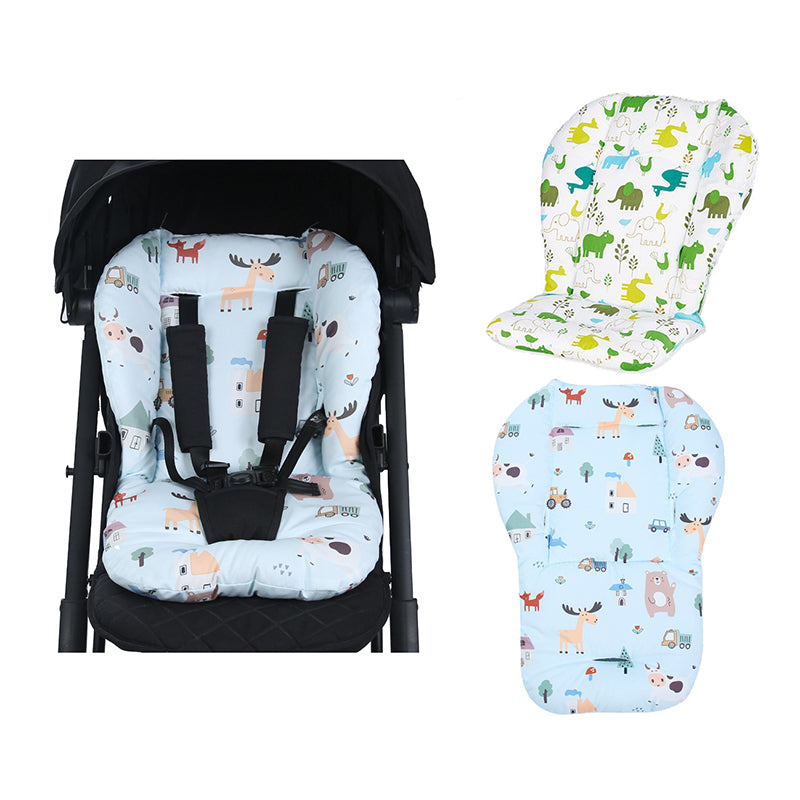 Baby Highchair Seat Cushion Pad - Soft Cotton Booster Mat