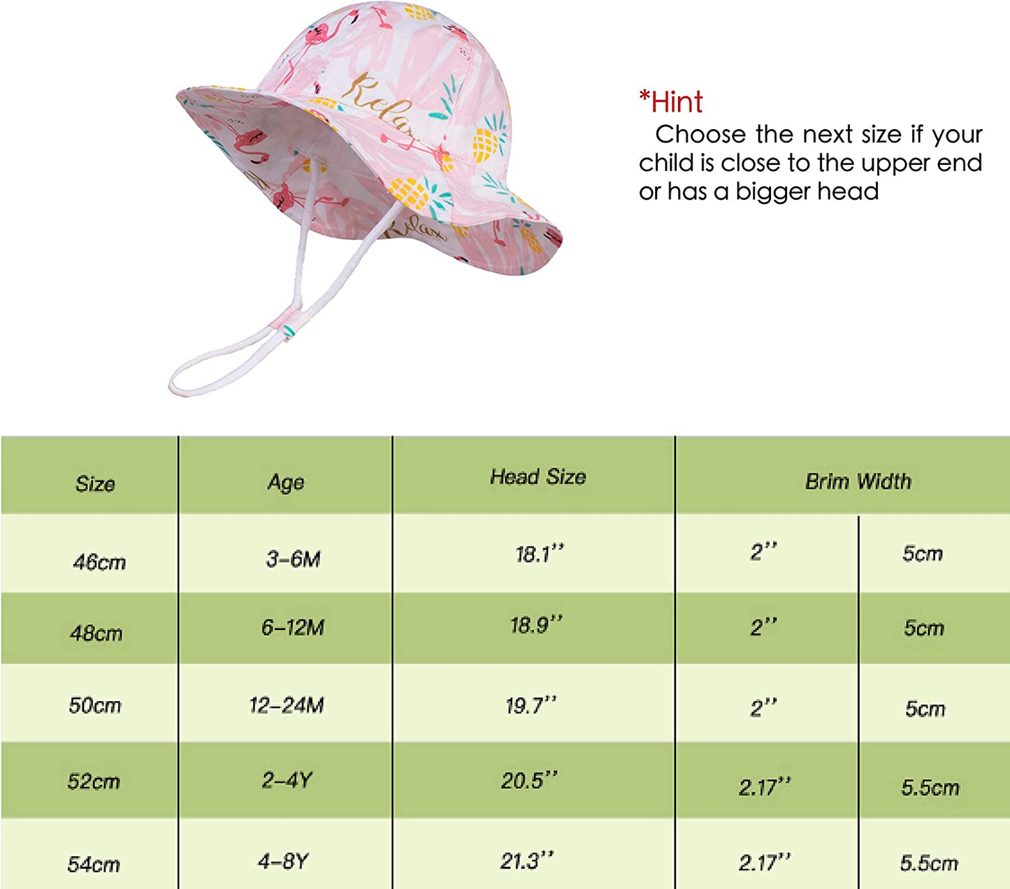 Baby Hat: Adjustable, Wide Brim, UV Protection