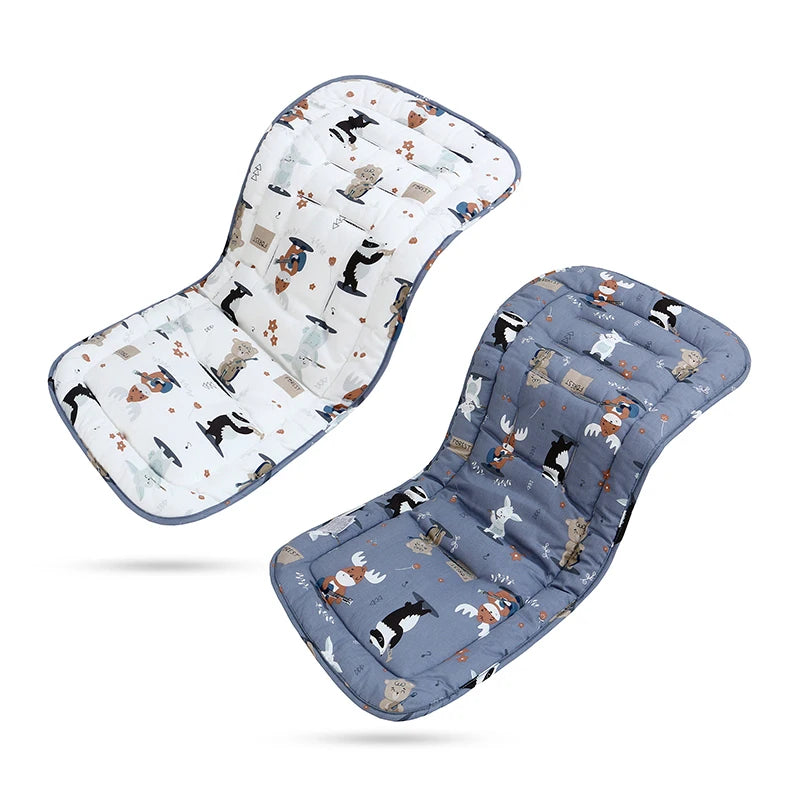 Cotton Baby Stroller Pad - All Seasons Comfort Seat Cushion
