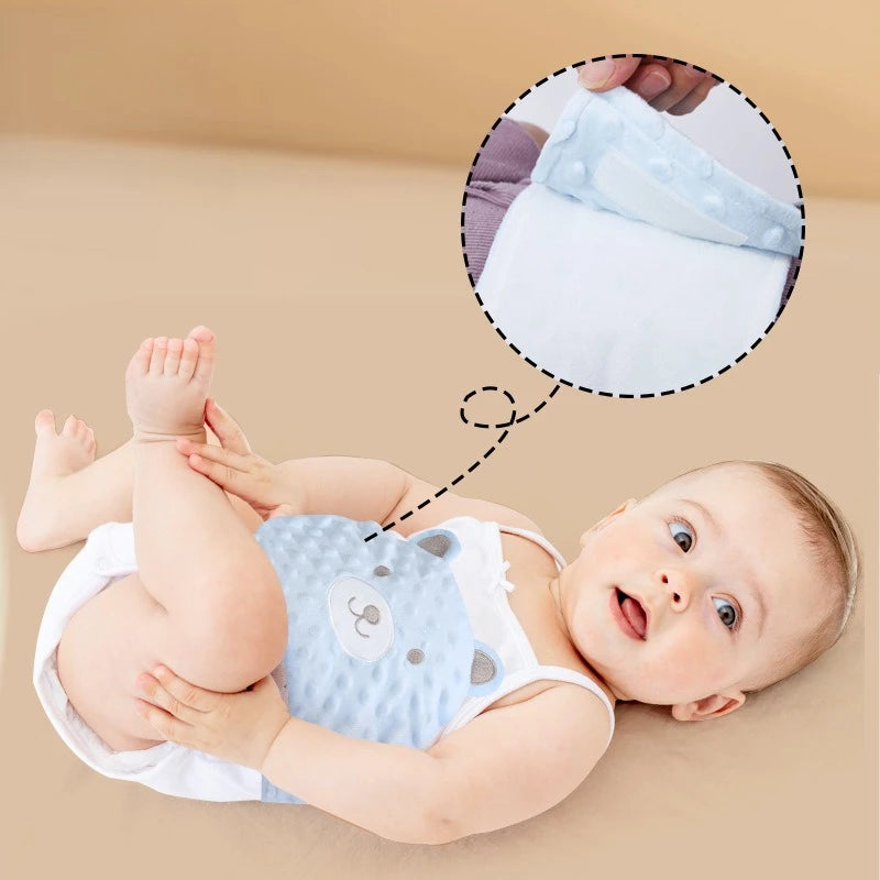 Soft Fabric Baby Cartoon Belly Band Baby Gas Relief Warm Belly Pillow Red Bean Heat Pack Soothing Upset Stomach Grooming Kits
