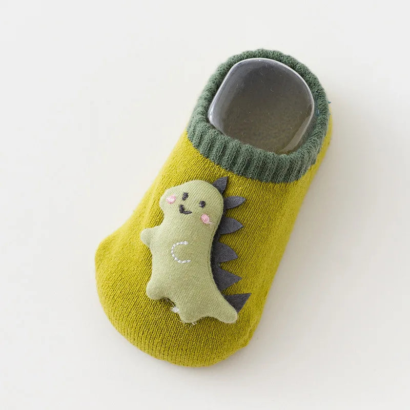 Autumn Winter Anti Slip Short Socks Newborn Infant Boy Girl Cotton Animal Thick Warm Baby Floor Sock Shoes Toddler Accessories
