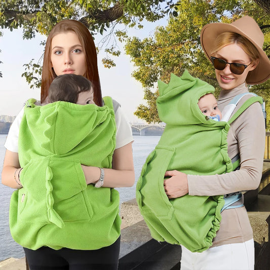 1Pc Infant Carrier Waist Stool Windshield Quilt, Suitable for Various Occasions, Pure Color Dinosaur Cloak, Super Soft and Comfortable Baby Windshield Blanket, Multifunctional Front Hug Windproof Cloak Stroller Blanket, Perfect Baby Shower Gift for Babies