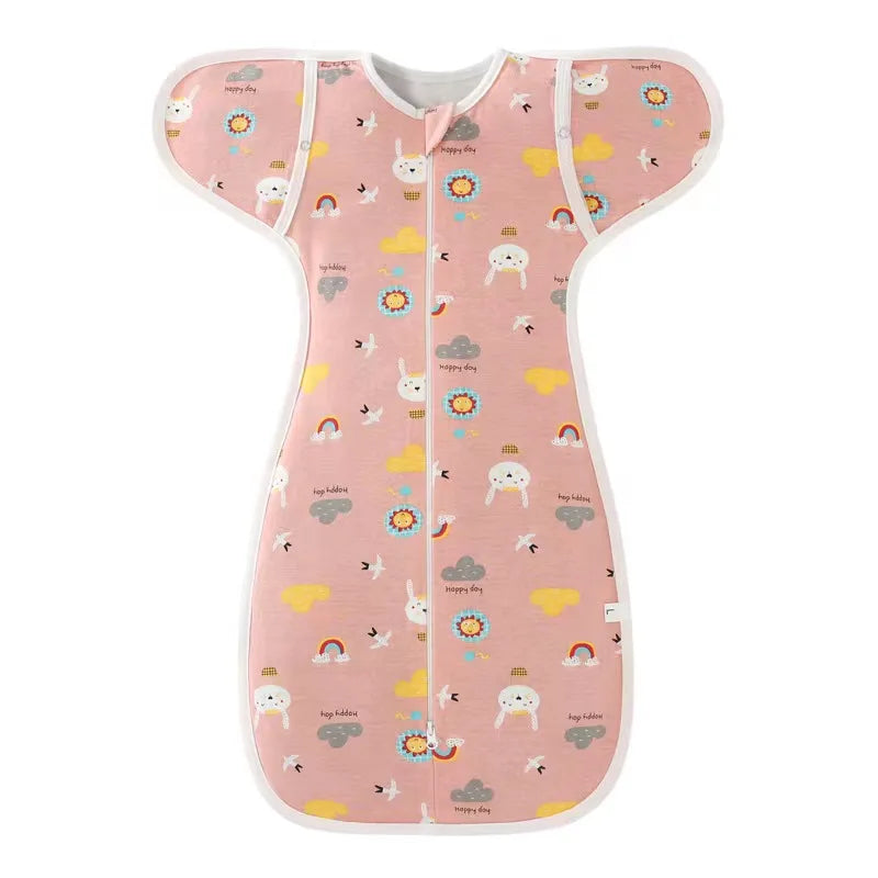 Newborn Swaddle Tie: Anti-Startle Summer Cotton Wrap
