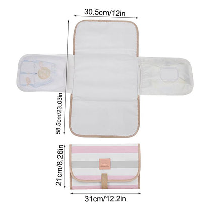 Foldable Soft Baby Changing Pad - Washable & Portable